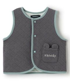 kladskap / クレードスコープ ベビー・キッズウエア | アニマルポケットキルトベスト