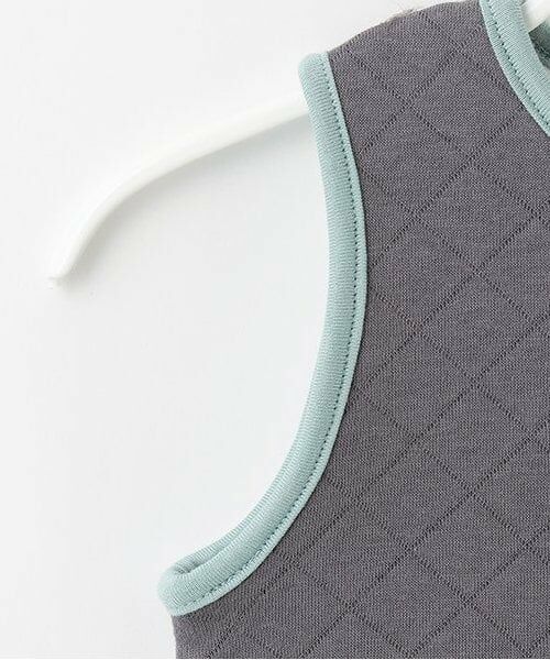 kladskap / クレードスコープ ベビー・キッズウエア | アニマルポケットキルトベスト | 詳細3