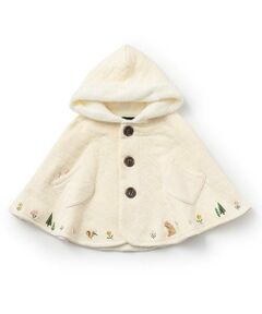 kladskap / クレードスコープ ベビー・キッズウエア | アニマル刺しゅうキルトケープ