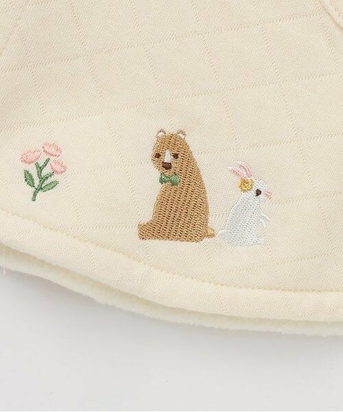 kladskap / クレードスコープ ベビー・キッズウエア | アニマル刺しゅうキルトケープ | 詳細5