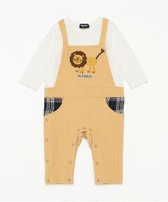 kladskap / クレードスコープ ロンパース | ライオンサロペット風長袖カバーオール
