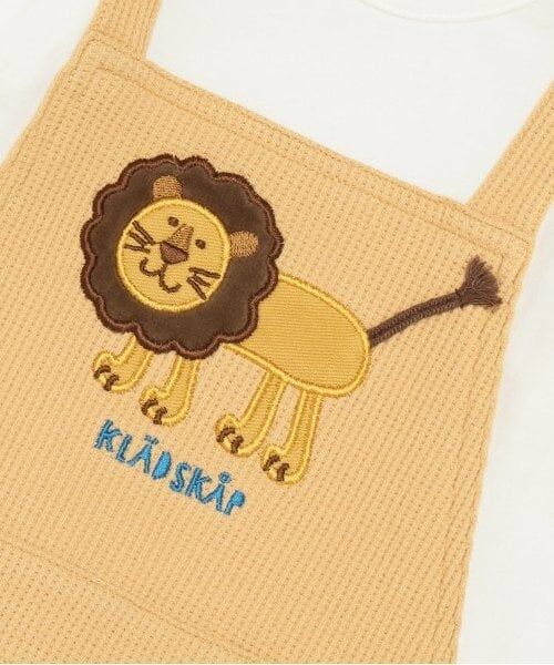 kladskap / クレードスコープ ロンパース | ライオンサロペット風長袖カバーオール | 詳細3