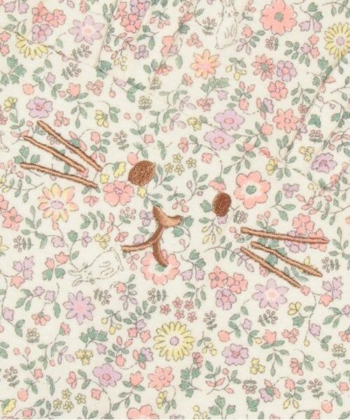 kladskap / クレードスコープ ロンパース | お尻ウサギ花柄切替長袖カバーオール | 詳細6