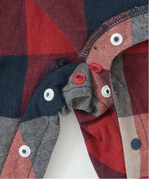 kladskap / クレードスコープ ロンパース | ライオン刺しゅう長袖カバーオール | 詳細6