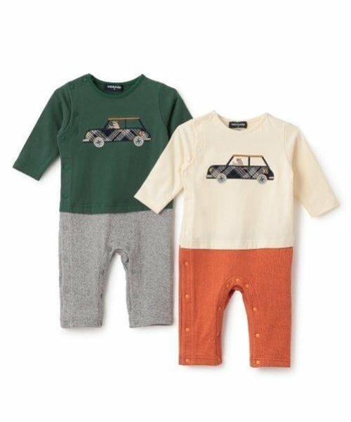 kladskap / クレードスコープ ロンパース | 車アップリケ長袖カバーオール | 詳細10