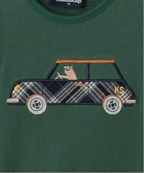 kladskap / クレードスコープ ロンパース | 車アップリケ長袖カバーオール | 詳細3