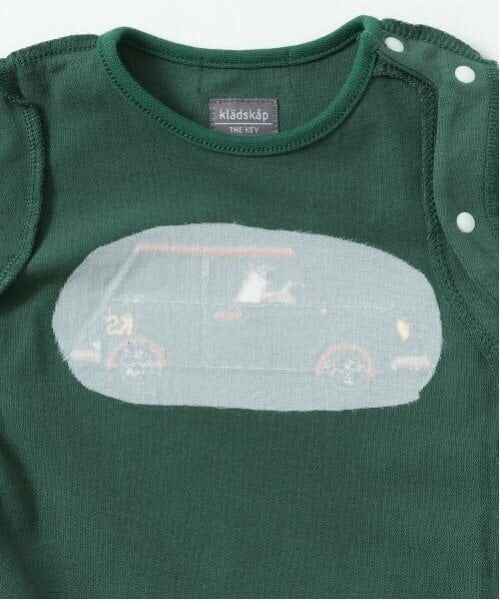 kladskap / クレードスコープ ロンパース | 車アップリケ長袖カバーオール | 詳細4