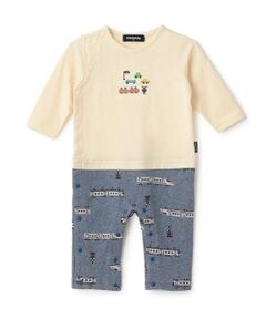 kladskap / クレードスコープ ロンパース | 電車JQ長袖カバーオール