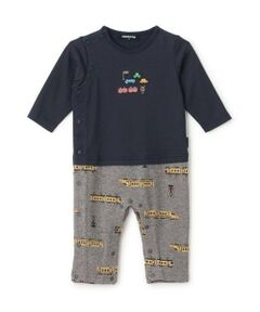 kladskap / クレードスコープ ロンパース | 電車JQ長袖カバーオール