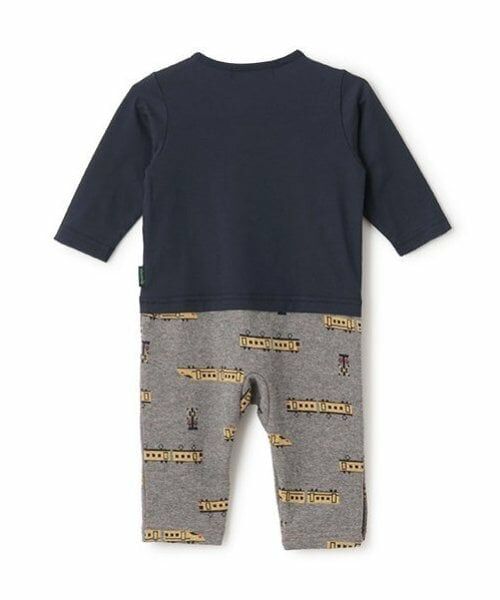 kladskap / クレードスコープ ロンパース | 電車JQ長袖カバーオール | 詳細1