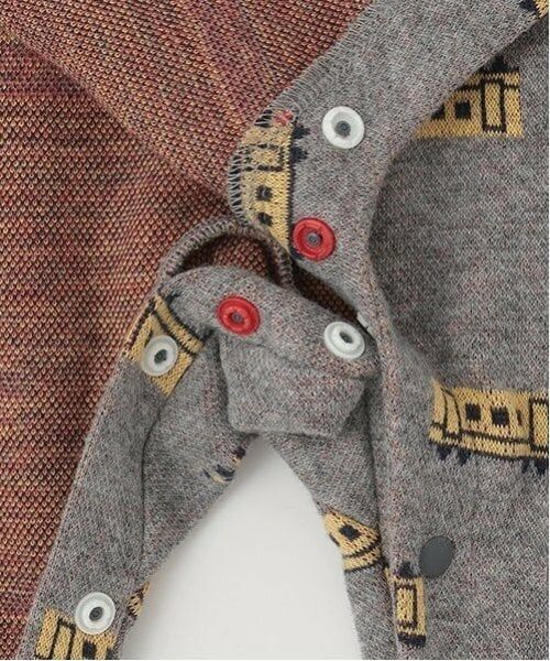 kladskap / クレードスコープ ロンパース | 電車JQ長袖カバーオール | 詳細7