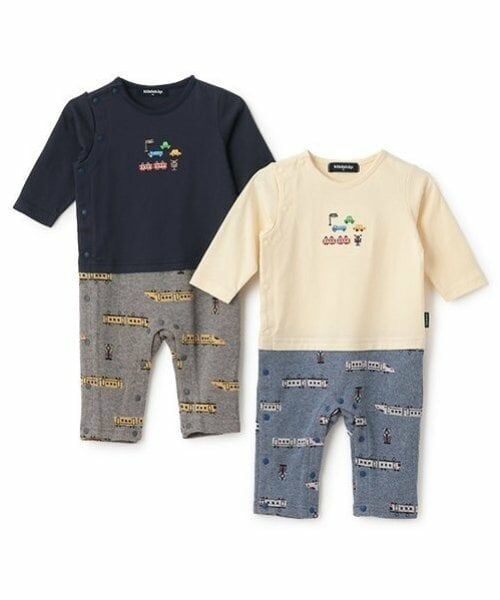 kladskap / クレードスコープ ロンパース | 電車JQ長袖カバーオール | 詳細9