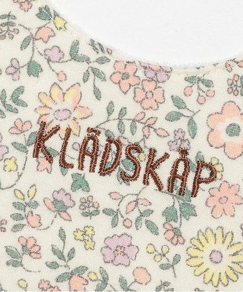 kladskap / クレードスコープ スタイ・ビブ | 花柄スカラップ接結スタイ | 詳細3