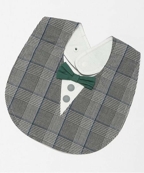 kladskap / クレードスコープ スタイ・ビブ | ネクタイチェックスタイ（グレー）
