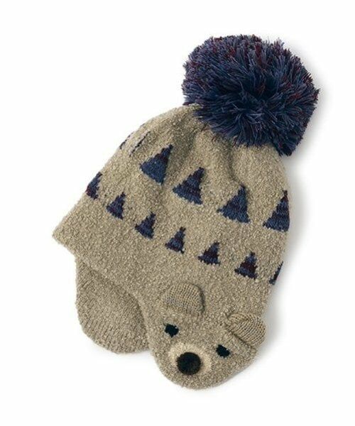 kladskap / クレードスコープ ベビー・キッズグッズ | アニマルマシュマロニットキャップ（モカ茶）