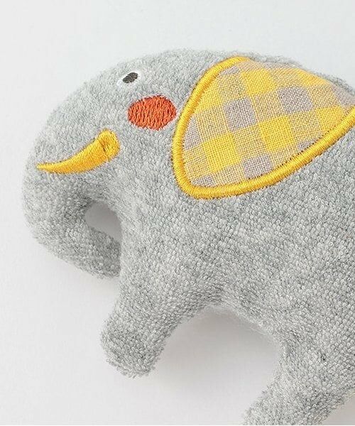 kladskap / クレードスコープ スタイ・ビブ | 【コロボックル】巾着つきスタイ&ラトルセット | 詳細6