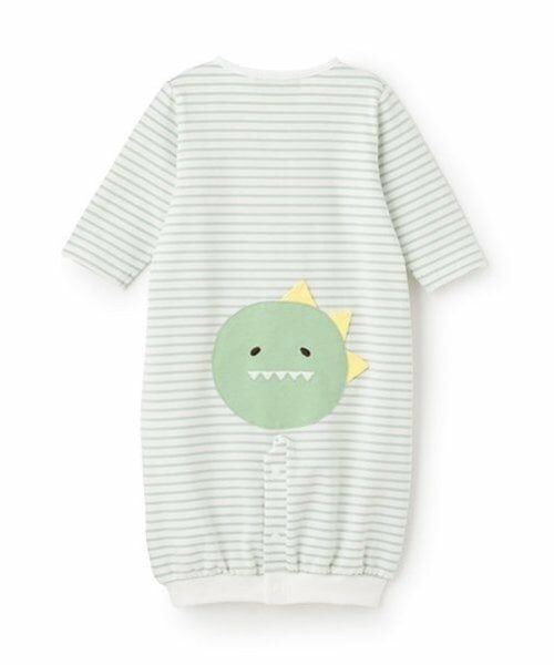 kladskap / クレードスコープ ロンパース | お尻アニマルボーダー長袖2wayオール | 詳細4