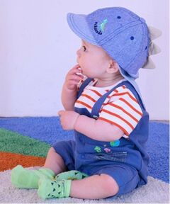 kladskap / クレードスコープ ロンパース | ポケットから宇宙人半袖カバーオール