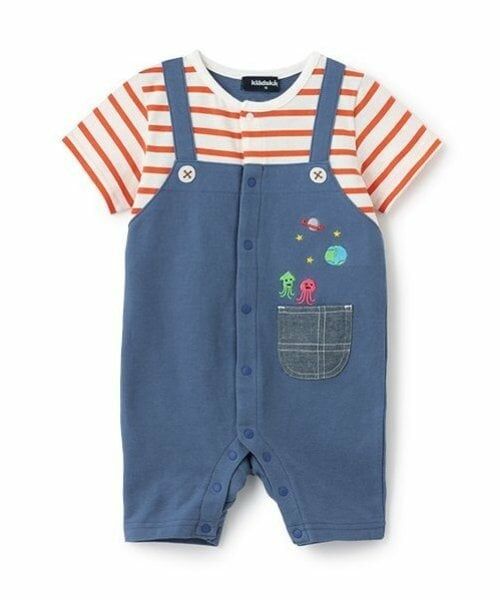 kladskap / クレードスコープ ロンパース | ポケットから宇宙人半袖カバーオール | 詳細1