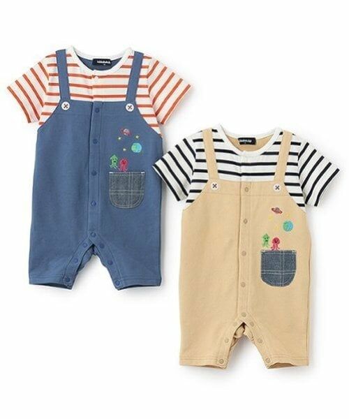 kladskap / クレードスコープ ロンパース | ポケットから宇宙人半袖カバーオール | 詳細13