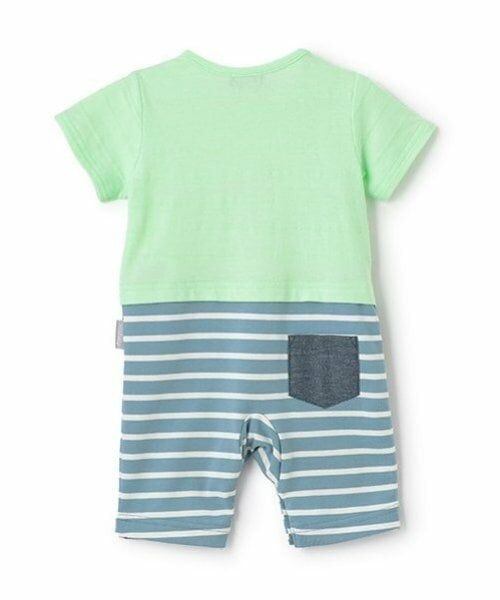 kladskap / クレードスコープ ロンパース | 恐竜アップリケ半袖カバーオール | 詳細1