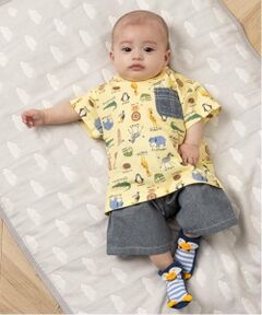 kladskap / クレードスコープ ベビー・キッズウエア | アニマル柄半袖Tシャツセットアップ