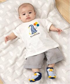 kladskap / クレードスコープ Tシャツ | ペンギンアップリケ半袖Tシャツセットアップ