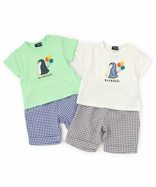 kladskap / クレードスコープ Tシャツ | ペンギンアップリケ半袖Tシャツセットアップ | 詳細13