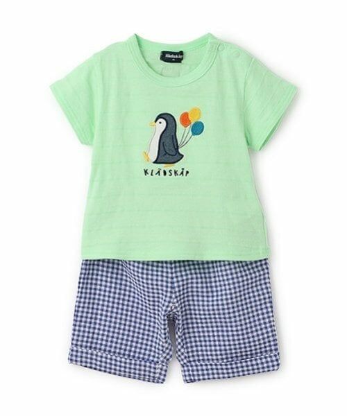 kladskap / クレードスコープ Tシャツ | ペンギンアップリケ半袖Tシャツセットアップ | 詳細2