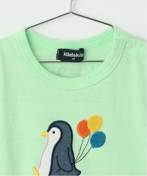 kladskap / クレードスコープ Tシャツ | ペンギンアップリケ半袖Tシャツセットアップ | 詳細3
