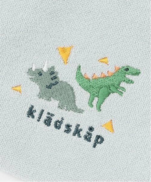 kladskap / クレードスコープ スタイ・ビブ | 恐竜刺しゅうスタイ | 詳細4