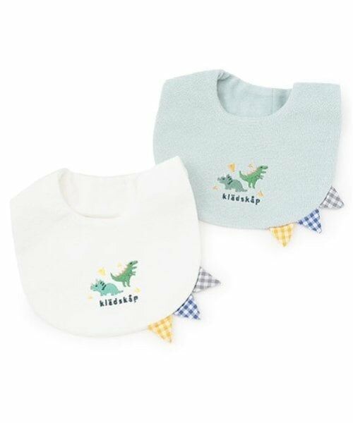 kladskap / クレードスコープ スタイ・ビブ | 恐竜刺しゅうスタイ | 詳細8