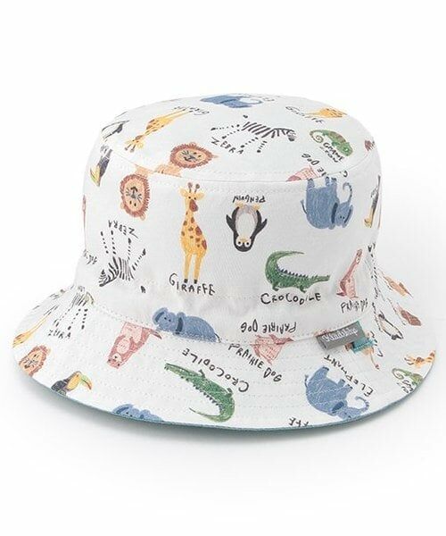 kladskap / クレードスコープ ベビー・キッズグッズ | アニマル柄リバーシブルバケットハット（オフ ホワイト）