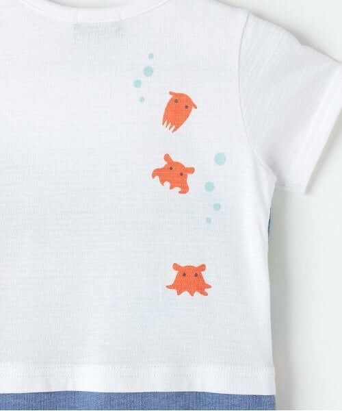 kladskap / クレードスコープ ロンパース | 海の中プリント半袖カバーオール | 詳細8