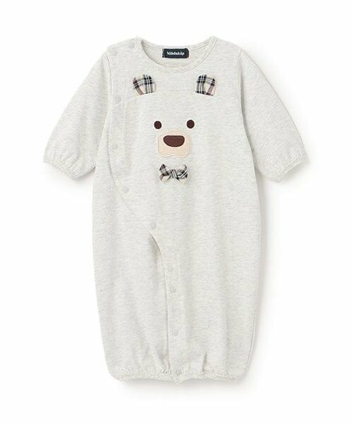 kladskap / クレードスコープ ロンパース | アニマル2wayオール（シロ杢）