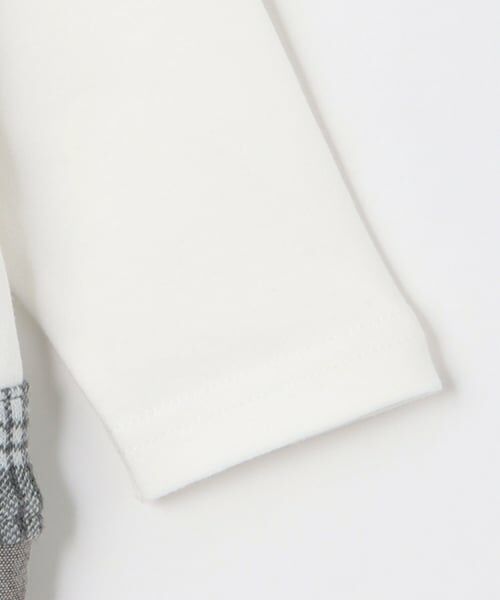 kladskap / クレードスコープ ロンパース | チェックサスペンダー風カバーオール | 詳細3