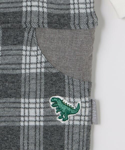 kladskap / クレードスコープ ロンパース | チェックサスペンダー風カバーオール | 詳細4