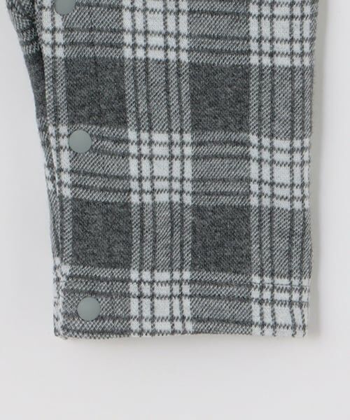 kladskap / クレードスコープ ロンパース | チェックサスペンダー風カバーオール | 詳細5