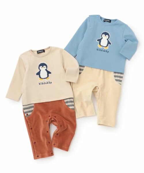 kladskap / クレードスコープ ロンパース | ペンギンモチーフカバーオール | 詳細10