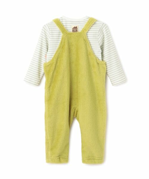 kladskap / クレードスコープ ロンパース | アニマルTシャツ×ボアサロペットセット | 詳細1