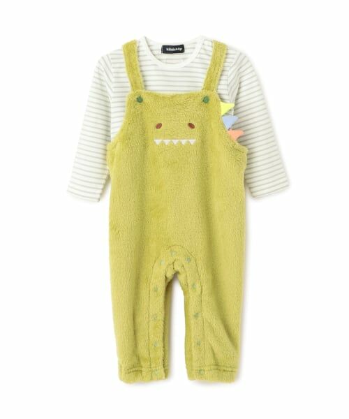 kladskap / クレードスコープ ロンパース | アニマルTシャツ×ボアサロペットセット | 詳細12
