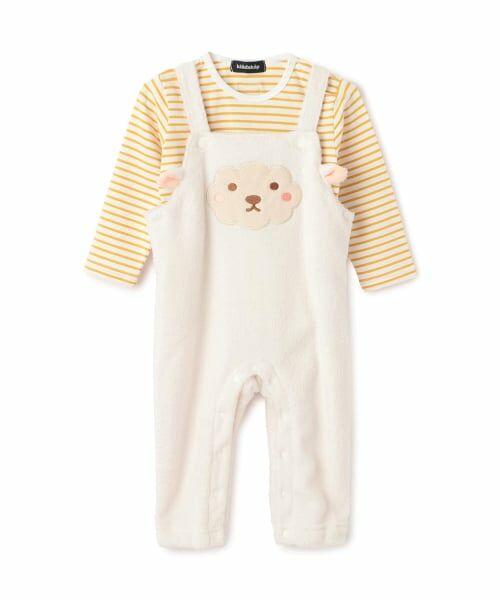 kladskap / クレードスコープ ロンパース | アニマルTシャツ×ボアサロペットセット | 詳細13