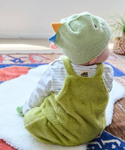 kladskap / クレードスコープ ロンパース | アニマルTシャツ×ボアサロペットセット | 詳細15