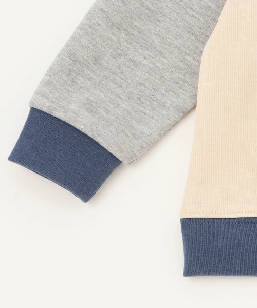 kladskap / クレードスコープ ベビー・キッズウエア | クマ長袖Tシャツ×ボーダーパンツセット | 詳細4