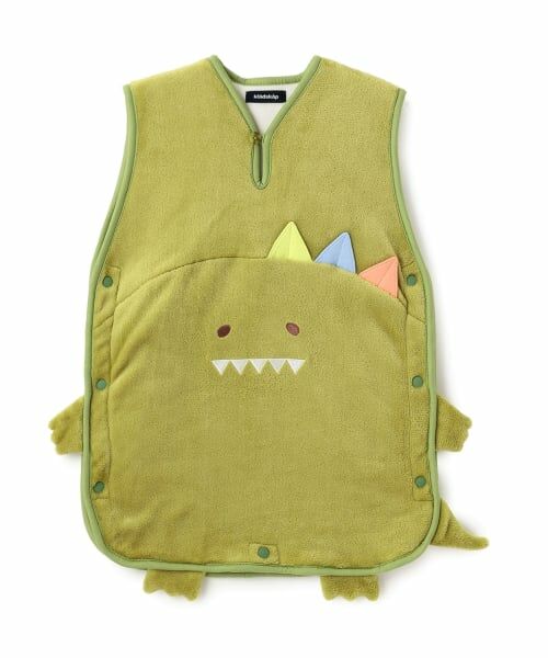 kladskap / クレードスコープ ベビー・キッズウエア | いきものボアスリーパー（グリーン）