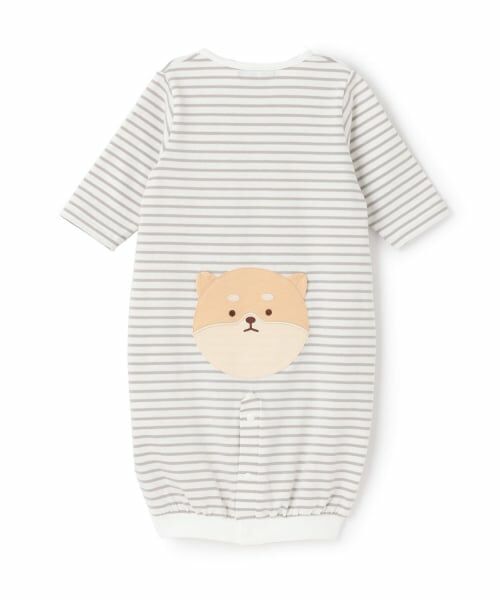 kladskap / クレードスコープ ロンパース | お尻アニマルボーダー2wayオール | 詳細1