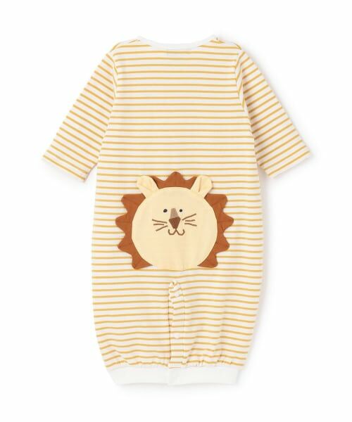 kladskap / クレードスコープ ロンパース | お尻アニマルボーダー2wayオール | 詳細2