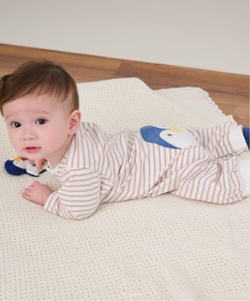 kladskap / クレードスコープ ロンパース | お尻アニマルボーダー2wayオール | 詳細20