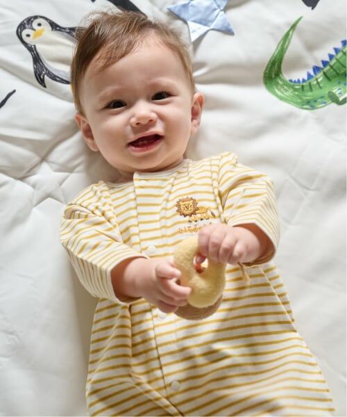 kladskap / クレードスコープ ロンパース | お尻アニマルボーダー2wayオール | 詳細23