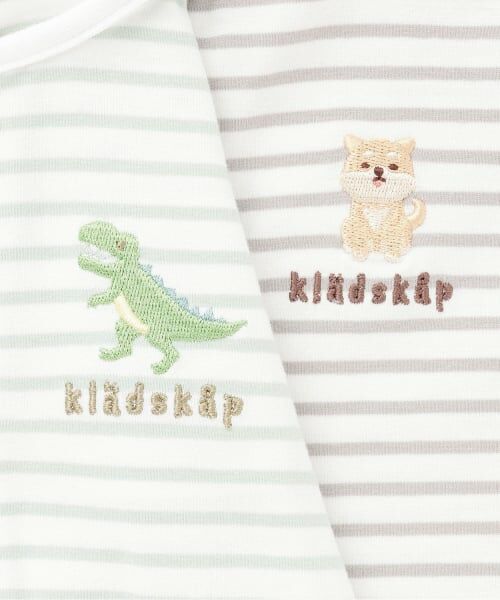kladskap / クレードスコープ ロンパース | お尻アニマルボーダー2wayオール | 詳細7